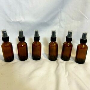 Six 2oz glass spray bottle